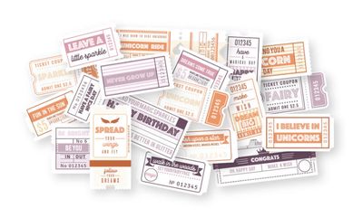 Woodland Springs - Ticket Die Cuts