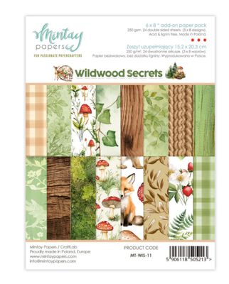 Wildwood Secrets - 6x8 Patterned Paper Pad