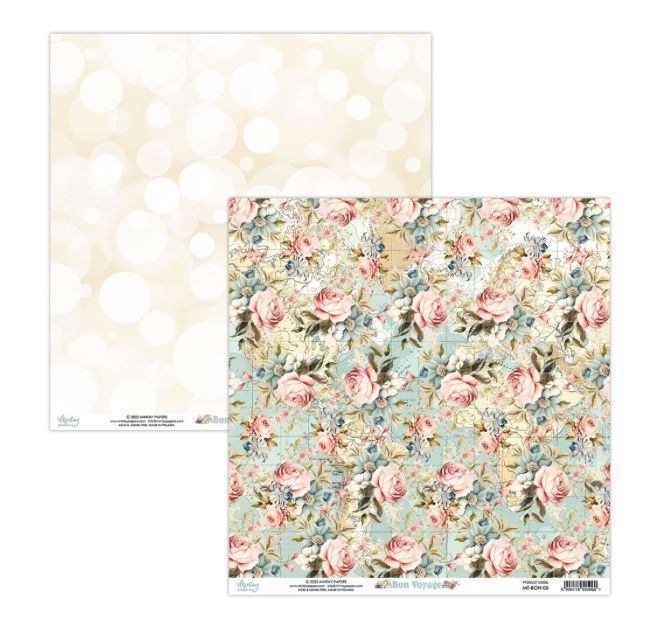 Bon Voyage - 12x12 Patterned Paper 05
