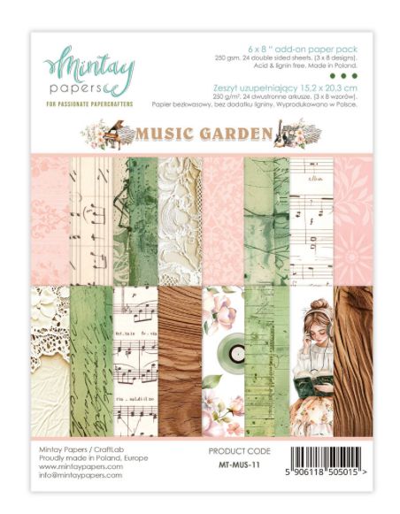 Music Garden - 6x8 Paper Pad