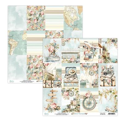 Bon Voyage - 12x12 Patterned Paper 06