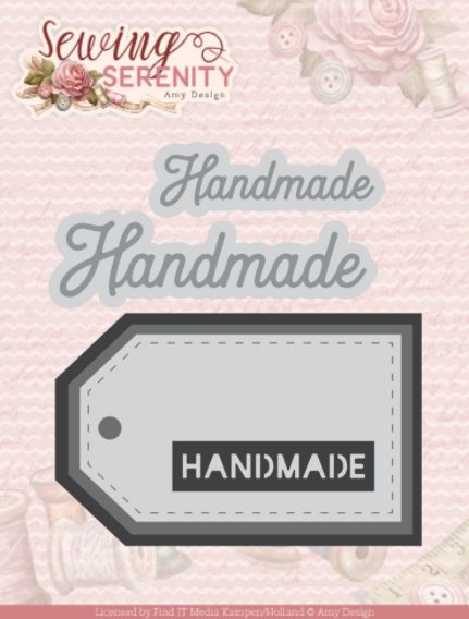 Amy Design - Sewing Serenity Handmade Labels Dies