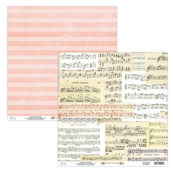 Music Garden - 12x12 Patterned Paper 04