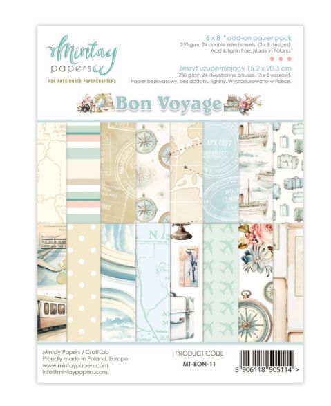 Bon Voyage - 6x8 Paper Pad