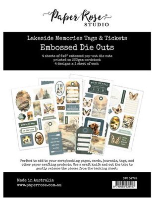 Lakeside Memories - Tags &amp; Tickets Embossed Die Cuts