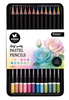 Pastel Shades - Essentials Pencils 12 Colours