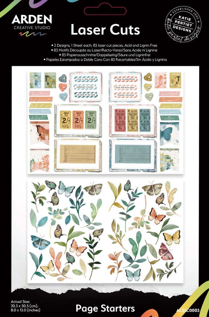 Arden Creative Studio Page Starter Laser Cuts