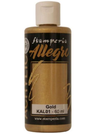 Gold - Allegro Acrylic Paint 60ml