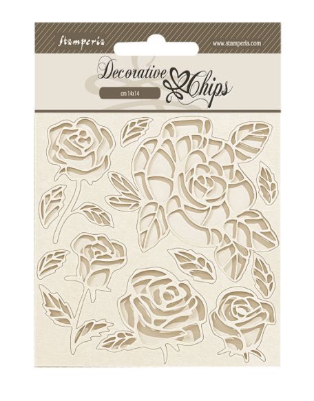 Shabby Rose - Roses Decorative Chips