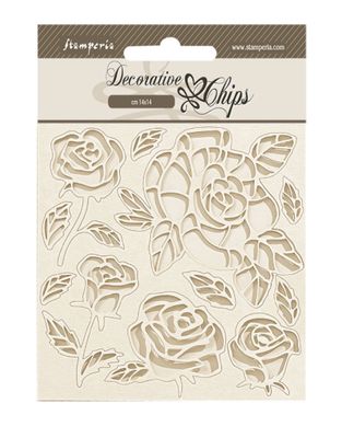 Shabby Rose - Roses Decorative Chips