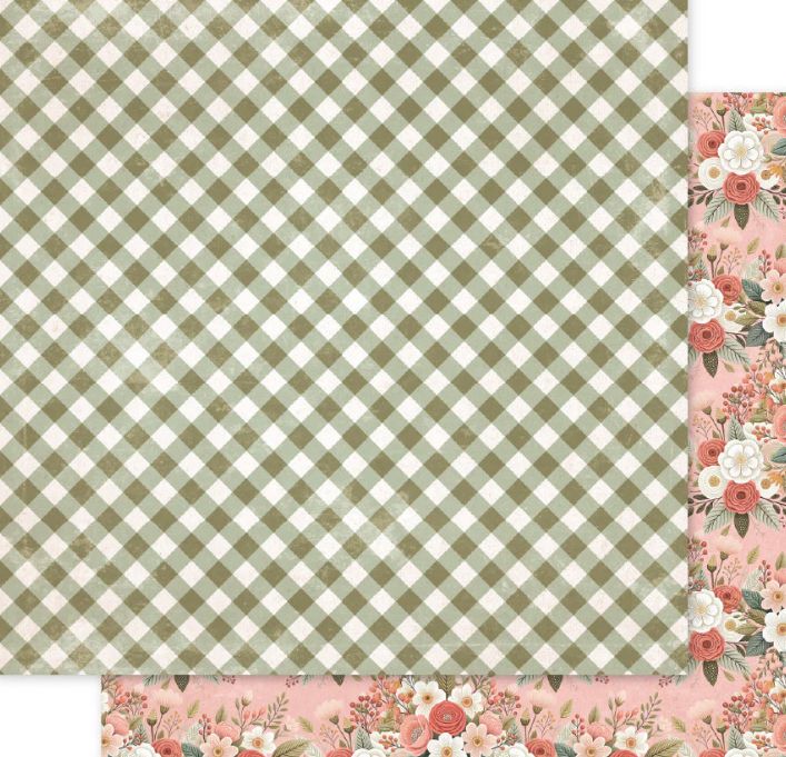 Strawberry Friends Basics D - 12x12 Single Sheet
