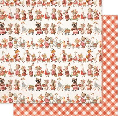 Strawberry Friends Basic A - 12x12 Single Sheet