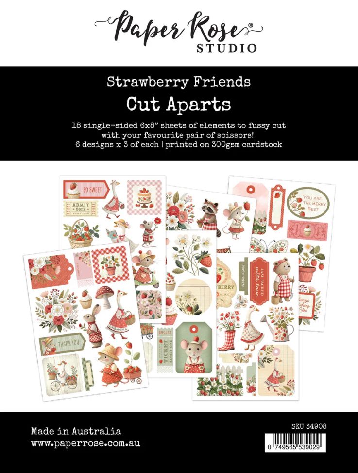 Strawberry Friends Cut Aparts