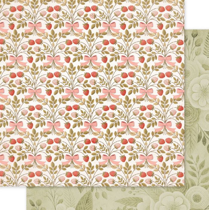 Strawberry Friends Basics E - 12x12 Single Sheet
