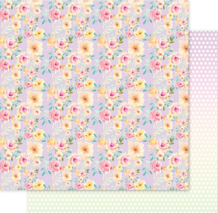 Pastel Patterns A- 12x12 Single Sheet