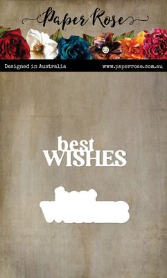 Small Best Wishes Layered - Cutting Die