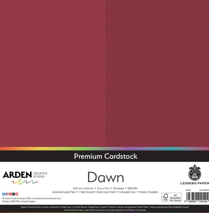 Arden Creative Premium Cardstock Dawn - 12x12 Single Sheet