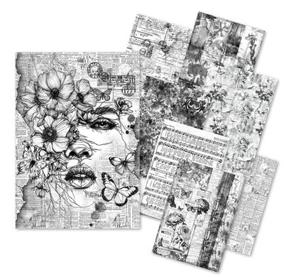 Craftmix Meaningful Memories Mixed A5 Paper Pack - 8 Sheets
