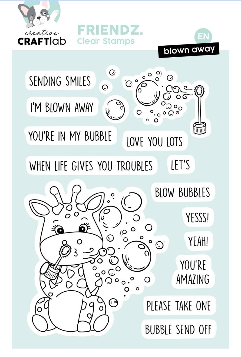 Blown Away Friendz - Clear Stamp Essentials