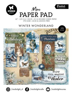 Winter Wonderland - Mini Paper Pad Essentials 24 Sheets