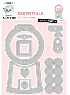 Gumball Machine - Cutting Die Essentials 17 Pcs