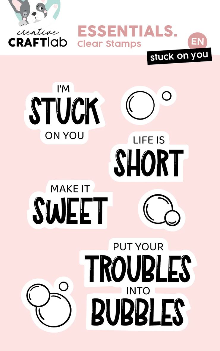 Stuck On You - Clear Stsmp Essentials 7 Pcs