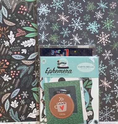 Snow Much Fun Paper Pack - Paper, Ephemera, Die
