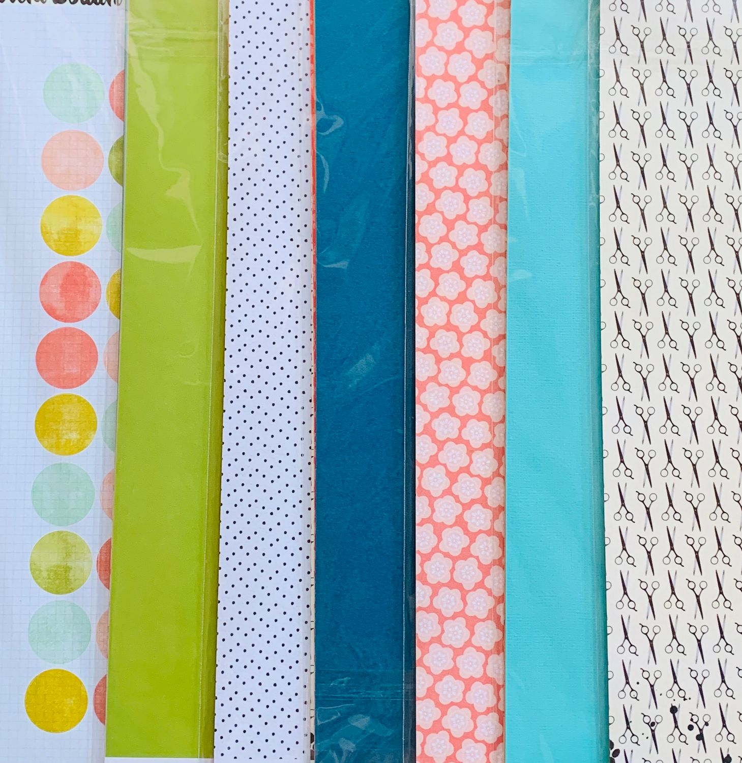 10 Sheet Paper Packs, Solid &amp; Pattern Card Stock - Vicky Boutin