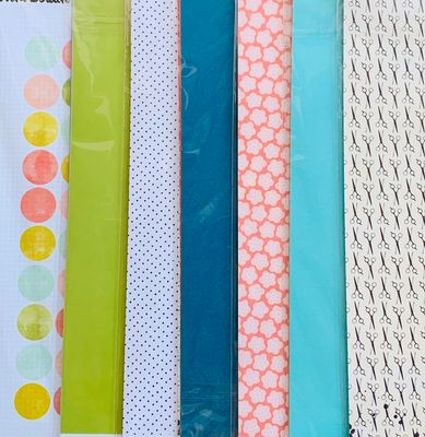 10 Sheet Paper Packs, Solid &amp; Pattern Card Stock - Vicky Boutin
