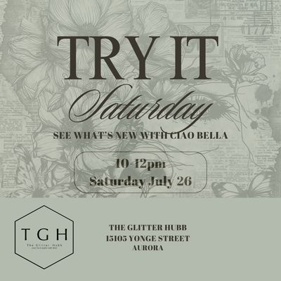 Try It Saturday - Playing With Ciao Bella