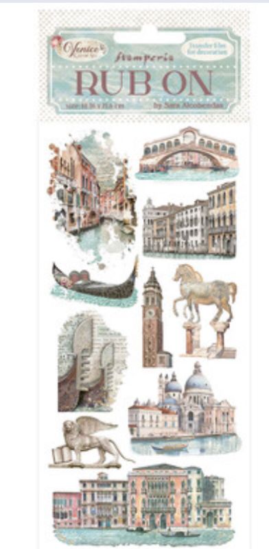 Venice City Of Art - Rub Ons - Monuments