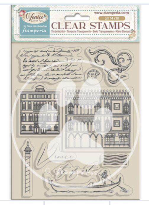 Venice City Of Art - Elements, Clear Stamp