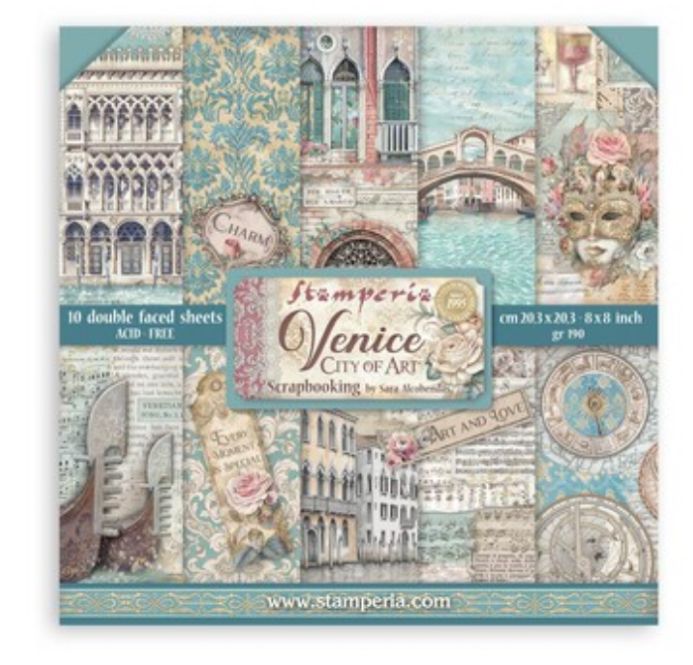 Venice City Of Art - 8x8 Paper Pad