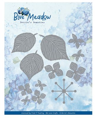Blue Hydrangea - Blue Meadow, Berries Beauty Die