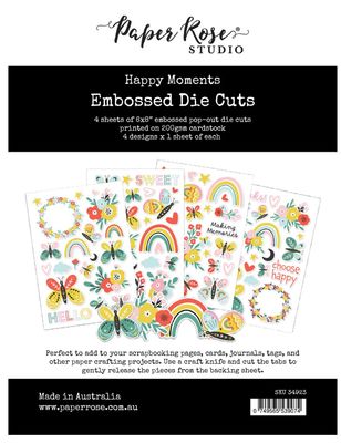 Happy Moments - Embossed Die Cuts