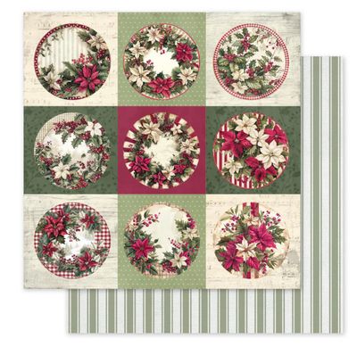 Christmas Holly D - 12x12 Single Sheet
