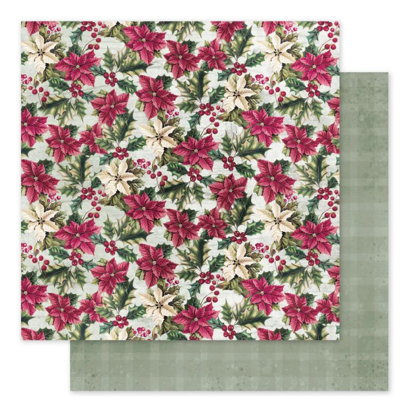 Christmas Holly F - 12x12 Single Sheet