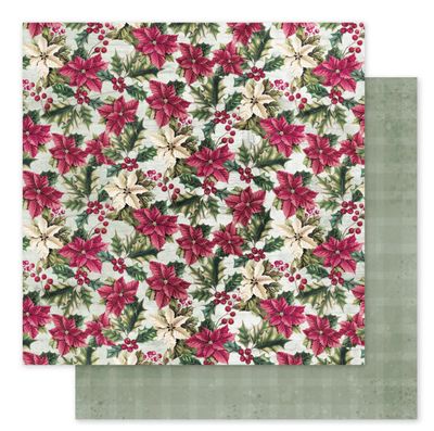Christmas Holly F - 12x12 Single Sheet