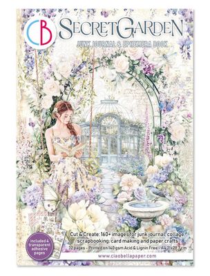 Secret Garden Junk Journal &amp; Ephemera Book - A4 32/pk