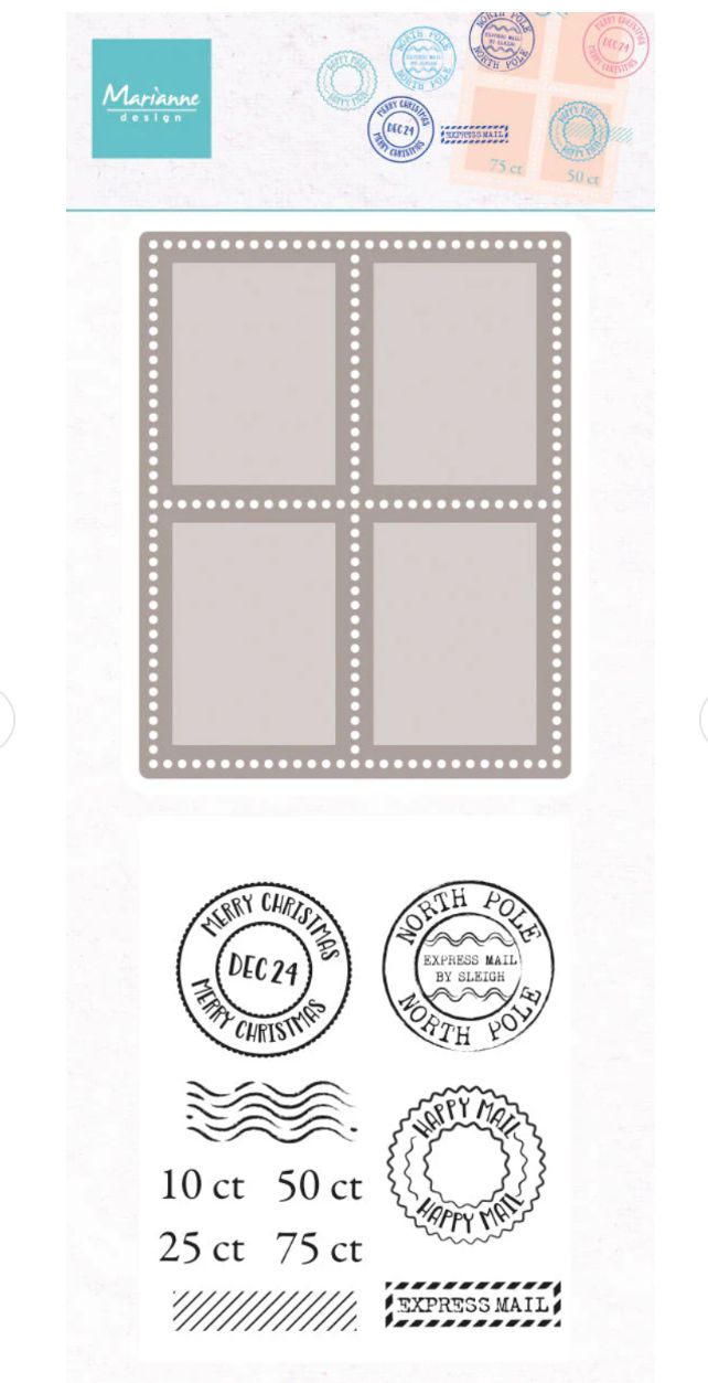 Stamp &amp; Die Set - Postage Stamp