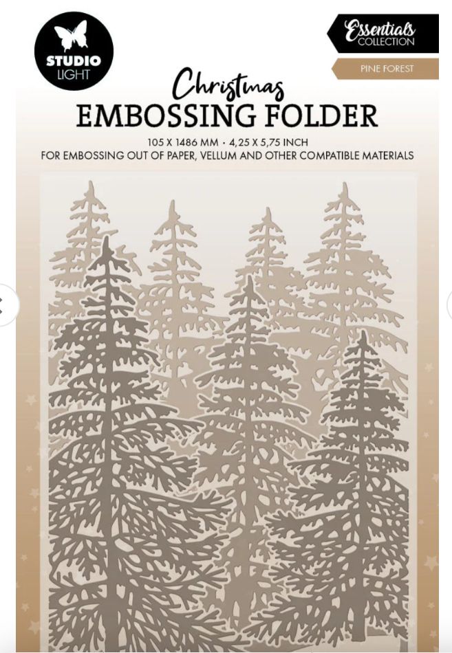 Pine Forest Background - Embossing Folder