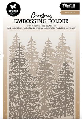 Pine Forest Background - Embossing Folder