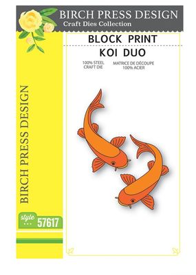 Koi Duo - Block Print Die