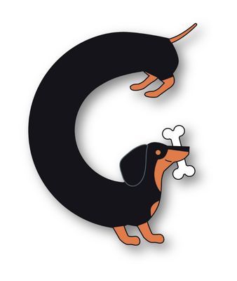 Curved Dachshund - Die