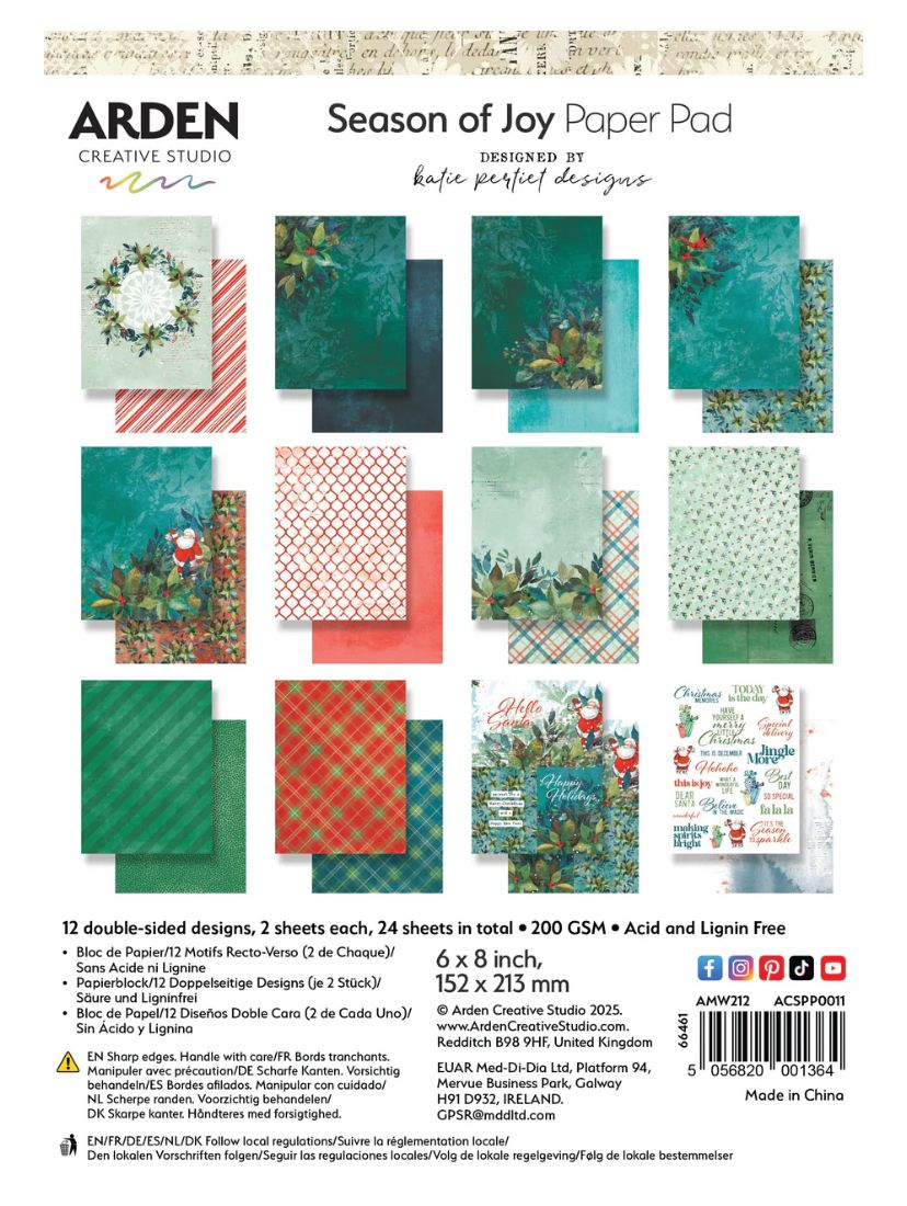 Season Of Joy - 6x8 Paper Pad