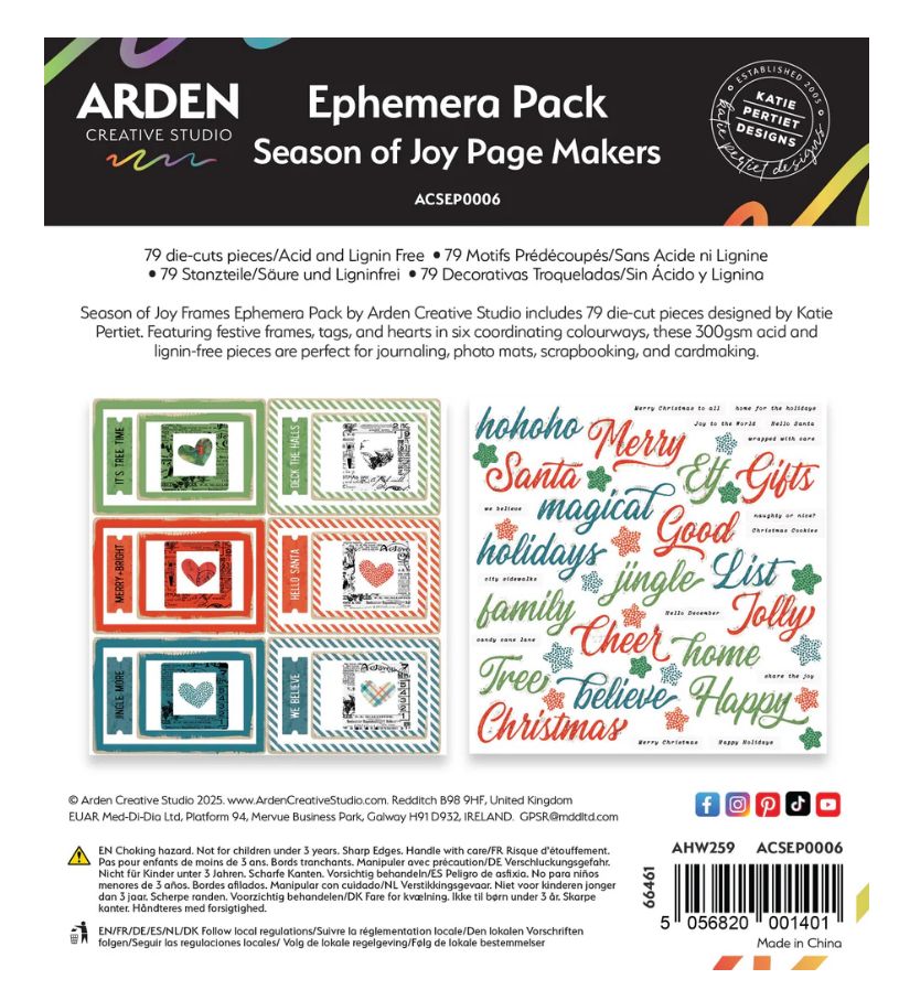 Season Of Joy - Page Makers Ephemera Pk