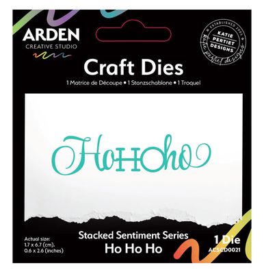 Hohoho Stacked Craft Die - Sentiment Series