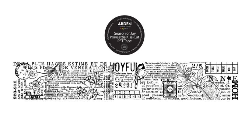 Season Of Joy - PET Tape - Black/White