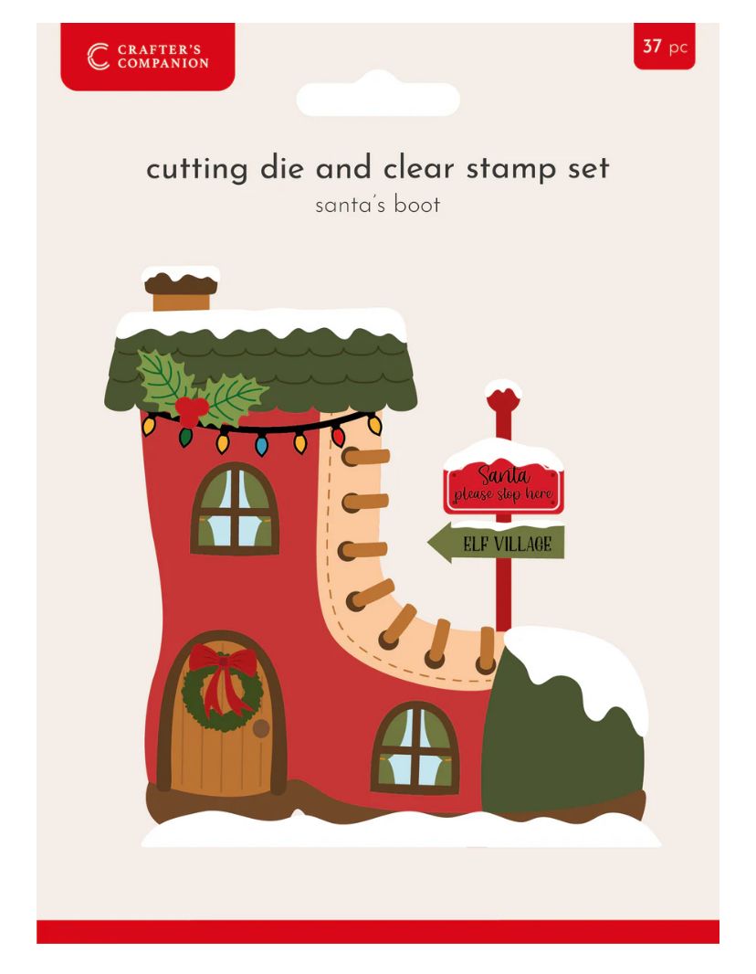 Santa&#39;s Boot - Stamp &amp; Die