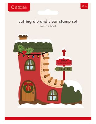 Santa&#39;s Boot - Stamp &amp; Die
